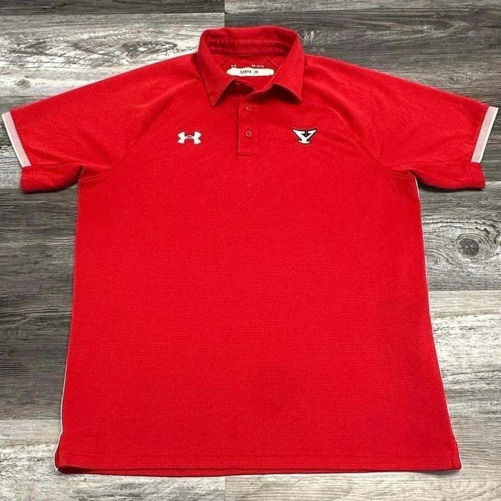 Youngstown State Penguins Shirt Under Armour Polo Rival Mens M Loose Heat Gear